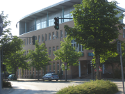 Gebäude an Kreuzung