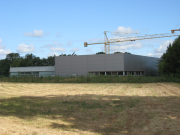 Gebäude mit Kran