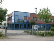 blaues Gebäude